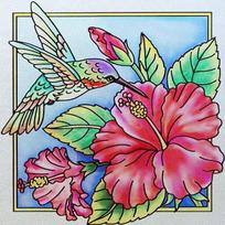 Art Deco Stained Glass Window Film, Frosted Color Static Cling Sticker for Privacy, Removable Home Decor Vinyl, Room Makeover (as the picture,30X30cm)