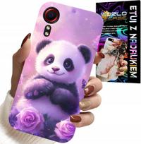 Etui Do Samsung Galaxy Xcover 7 - Słodka Panda Wzory Dla Dzieci + Szkło