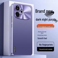 OPPO A6s Pro Light Frosted Protective Case - Precise Hole Design, Drop-Proof A6GT tamsi naktis violetinė spalva