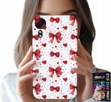 Etui Do Samsung Galaxy Xcover 7 - Czerwone Wstążki Wstążka Modne Wzory