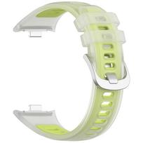 Original Silicone Strap For Redmi Watch 6 5 4 SmartWatch Xiaomi Mi Band 8Pro/9Pro Bracelet Watchband Sport Accessories Replace skaidri/žalia