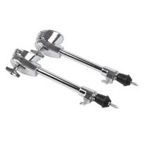 Pair Bass Drum Leg With Fixed Bracket Anti-Rust Stable For Percussion Instrument sidabras
