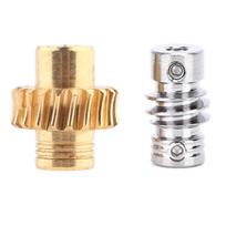 20:1 Worm Gear Wheel Bronze Metal Shaft High Torsion Industrial Robot Parts Replace for 4:1 Gold