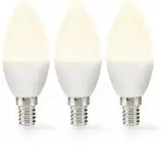Nedis LBE14C351P3 energiją taupanti lempa Šiltai balta 2700 K 2,8 W E14 F