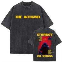 Washed Vintage Rapper The Weeknd Hurry Up Tomorrow  TShirts Men Women Hip Hop Fashion Pop Music Tshirt Oversized Streetwear M
