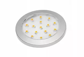 GTV LED šviestuvas Lumino sidabrinis 12V DC, 1,5W, 16 SMD3528, neutralios baltos spalvos, 2 m ilgi