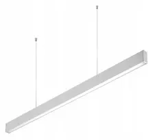 Pakabinamas šviestuvas GTV LED šviestuvas LIVIA,40W,3600lm,100°,IP20, 4000K,120cm,baltas