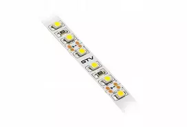 GTV Blykstės juosta 2835, 300 LED šiltai baltos spalvos, 30 W, atspari vandeniui 8 mm, ritinys