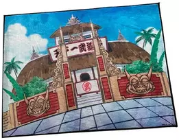 Sd Toys Dragon Ball Tenkaichi Budokai indoor carpet 80x60cm