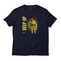 Keep Up Astronaut Aesthetic Graphic T-T-Shirt Unisex Lightweight Cotton 2XL