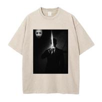 Vintage Washed Anime Berserk Guts Graphic Tshirt Vintage Washed Oversized T Shirt Men Women Clothing Cotton Short Sleeve Tees S