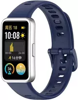 4Wrist Silicone strap for Huawei Watch Band 10, 9, 8 - Dark Mėlyna