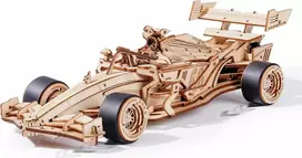 Robotime 3D medinis mechaninis konstruktorius Racing Car
