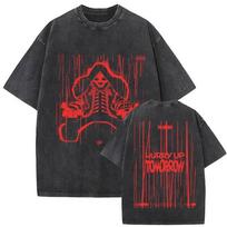 Unisex Pop Music Short Sleeve TShirts The Weeknd XO Tour  Vintage Washed T Shirt Rap Hip Hop Gothic Clothing Tshirts YK S