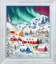 Beldizart Siuvinėjimo rinkinys "Šiaurės kaimas" 32x38,5 cm S/LP074