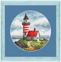 Beldizart Kryželiu siuvinėjimo rinkinys "Švyturys kyšulyje" 11x11 cm S/M022