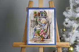 Beldizart Ristinai siuvinėjimo rinkinys "Kaimo kampelis" 25x34 cm S/MD021