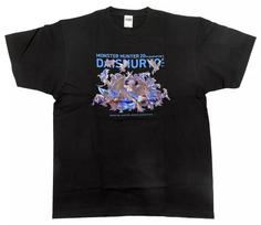 Monster Hunter 20th Anniversary T-T-Shirt Black XL Toho Newsha Official XL