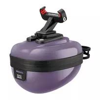 Rockbros Rigid Hard Shell Compact Saddle Bag 0.4l – violetinės spalvos