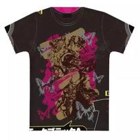 Shueisha Jolyne Cujoh Jotaro Kujo Special T-T-Shirt Smoke Black Pink Beige S