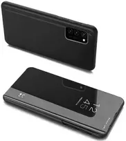 Hurtel Clear View dėklas flip cover Samsung Galaxy A03s (166.5) dėklas telefonui juodos spalvos