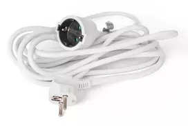 Entac ilgiklis su įžeminimu 5m 3680W IP20 baltas