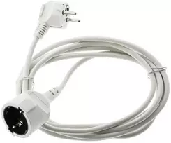 Entac ilgiklis su įžeminimu 10m 3680W IP20 baltas