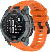 4Wrist Silikoninis dirželis, skirtas „Garmin Instinct 3 Solar“ ir „Instinct 3 AMOLED“ 50 mm – oranžinis