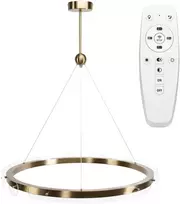 Lubinis šviestuvas Toolight Loop LED pakabinamas lubų šviestuvas APP1549-cp Gold + nuotolinio valdymo pultas