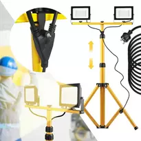 Lubinis šviestuvas Toolight Konstrukcijos LED halogenas ant 2x20W RSL001-20N stovo