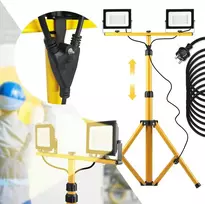 Lubinis šviestuvas Toolight Statybinė LED halogeninė ant stovo 2x30W RSL001-30N