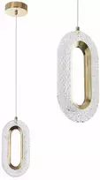 Toolight Krištolinis Pakabinamas Šviestuvas G113-1CP GOLD