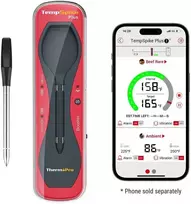 TempSpike Plus skaitmeninis belaidis bluetooth maisto termometras ThermoPro TP970W su atnaujintu itin plonu zondu