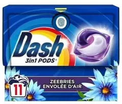 Skalbimo kapsulės DASH 3-in-1 See Breeze, 11 vnt.