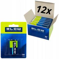 12X Bateria Alkaliczna 9V 6Lr61 Zabawki Latarka Zestaw