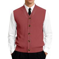Classic Knitted mens sweater vest with Button Down Front V Neck Design Suitable for Various Occasions sweater vest men and men's sweater vests XXXXXL cinoberis