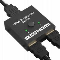 Switch Hdmi 2.0 2X1 Splitter 1X2 Rozdzielacz Fhd 4K 60Hz Hdr Dwukierunkowy