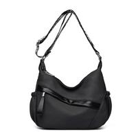 Waterproof Single-shoulder Bag with Multiple Pockets, Crossbody Bag, Casual Handbag juoda