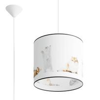 Lampa Wisząca Okrągła Dziecięca Koty Ø30 Cm Kitty 1Xe27 15W Sl.1420 Sollux Lighting