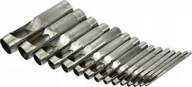 Geko odinių skylmušų rinkinys, 15 vnt., 2–22 mm (10/20)