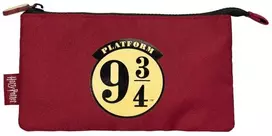 Harry Potter Haris Poteris - 3 skyrių pieštukų dėklas, 9 3/4 platforma