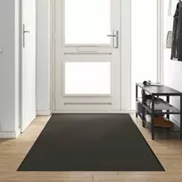 Durų kilimėlis Antracito ir juoda 120 x 400 cm 100% poliamidas