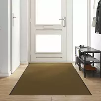 Durų kilimėlis Ruda ir juoda 120 x 400 cm 100% poliamidas