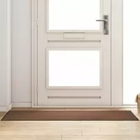 Durų kilimėlis Ruda ir juoda 60 x 180 cm 100% poliamidas