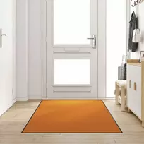Durų kilimėlis Oranžinis ir Juodas 120 x 300 cm 100% poliamidas