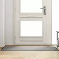 Durų kilimėlis Pilka ir juoda 60 x 180 cm 100% poliamidas