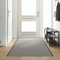 Durų kilimėlis Pilka ir juoda 120 x 400 cm 100% poliamidas