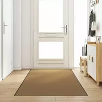 Durų kilimėlis Kremas ir juoda 120 x 400 cm Poliamidas ir PVC