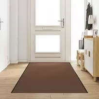 Durų kilimėlis Ruda ir juoda 120 x 350 cm 100% poliamidas