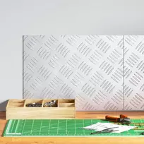 Laiptų danga Stačiakampio 2 pcs Sidabro 40 x 30 cm Aliuminis